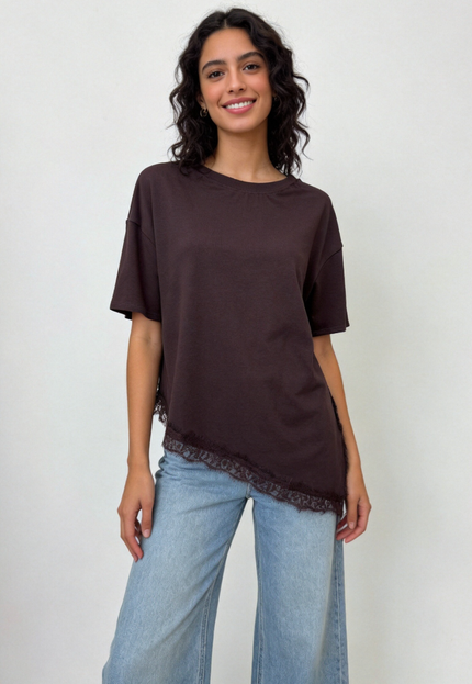 CAMISETA ARMONIAS ENCAJE
