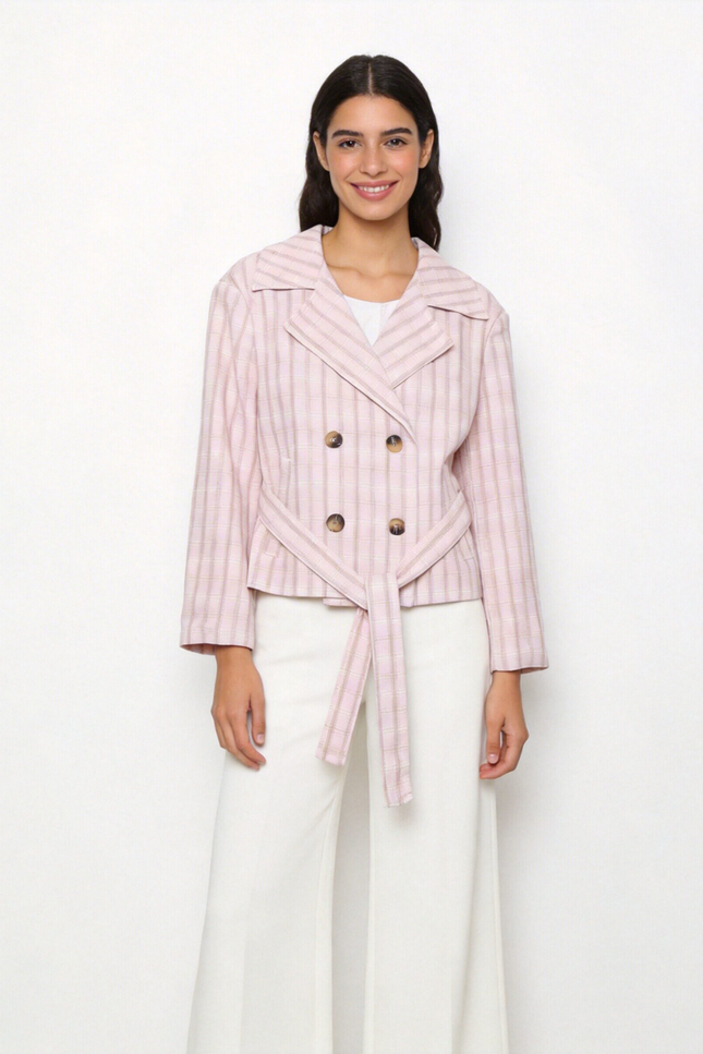 CHAQUETA ARMONIAS CUADROS