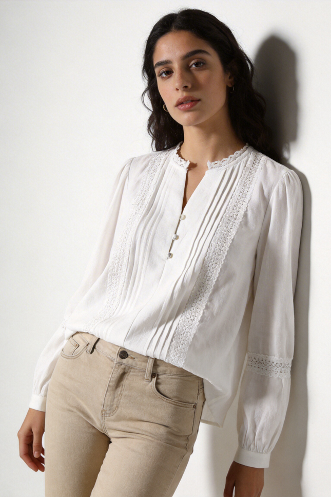 CAMISA ARMONIAS BORDADOS