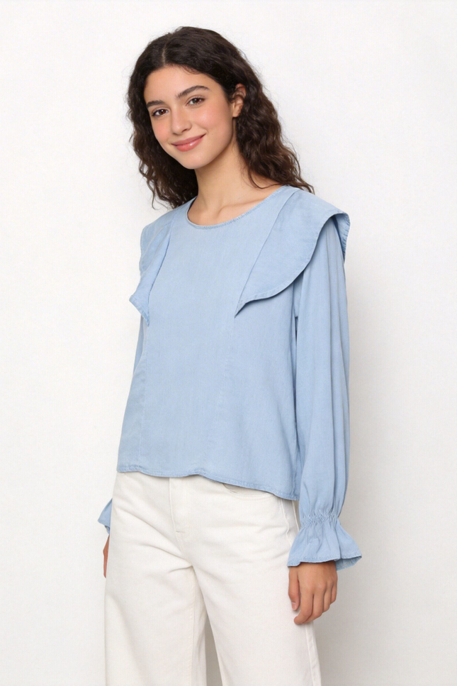 BLUSA ARMONIAS TEEN VOLANTES