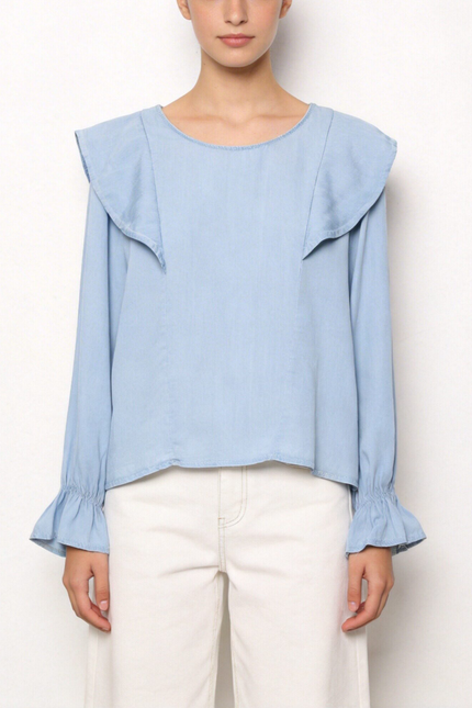 BLUSA ARMONIAS TEEN VOLANTES