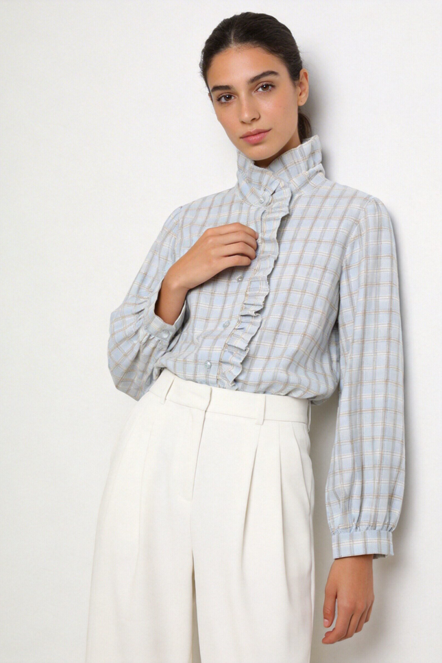 BLUSA ARMONIAS CUADROS