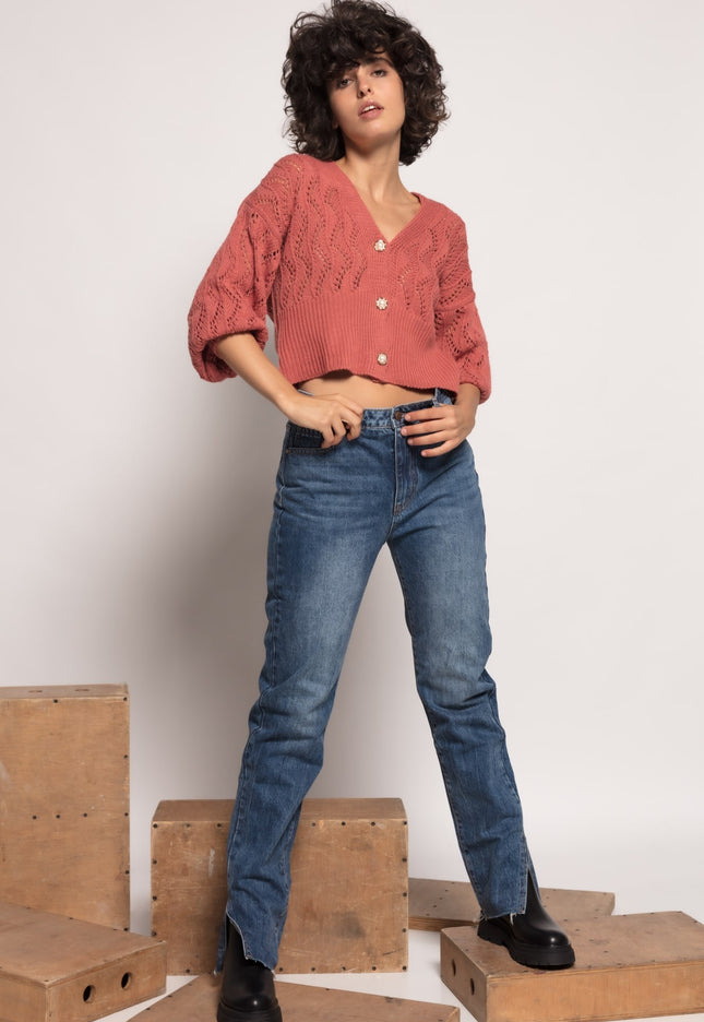 JEANS LAULIA MOM FIT LONG