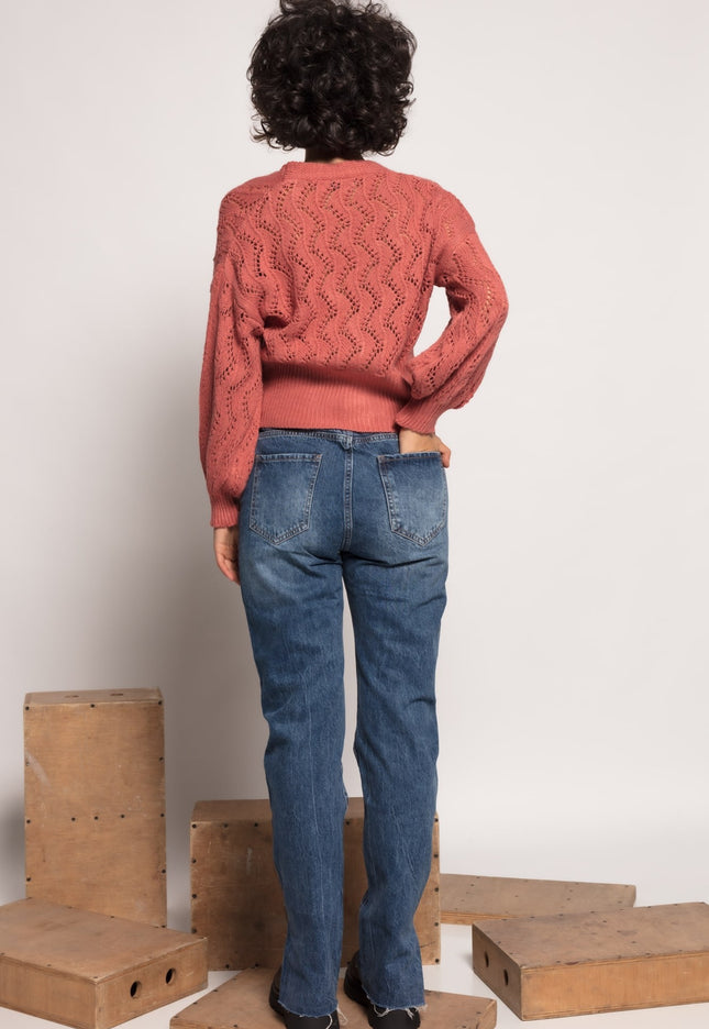 JEANS LAULIA MOM FIT LONG