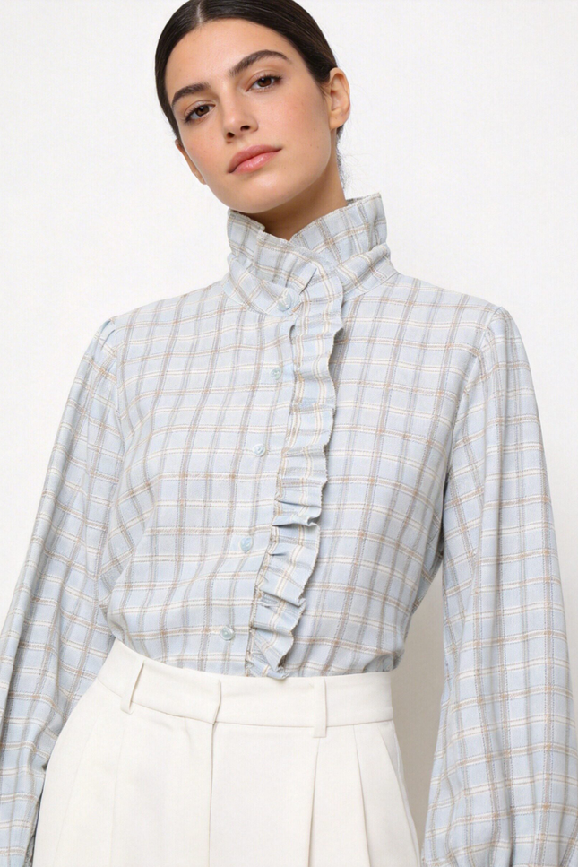 BLUSA ARMONIAS CUADROS