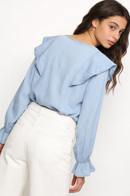 BLUSA ARMONIAS TEEN VOLANTES