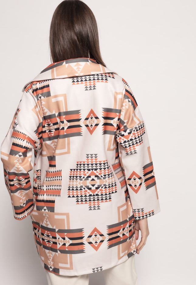 CHAQUETA ARMONIAS ESTAMPADA