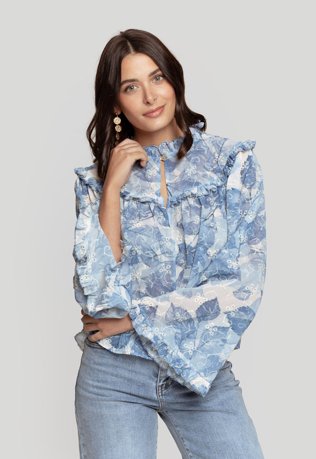 BLUSA ARMONIAS ESTAMPADA
