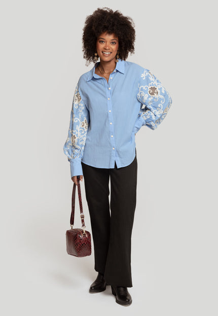 CAMISA ARMONIAS CON CROCHET