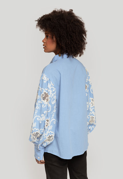 CAMISA ARMONIAS CON CROCHET