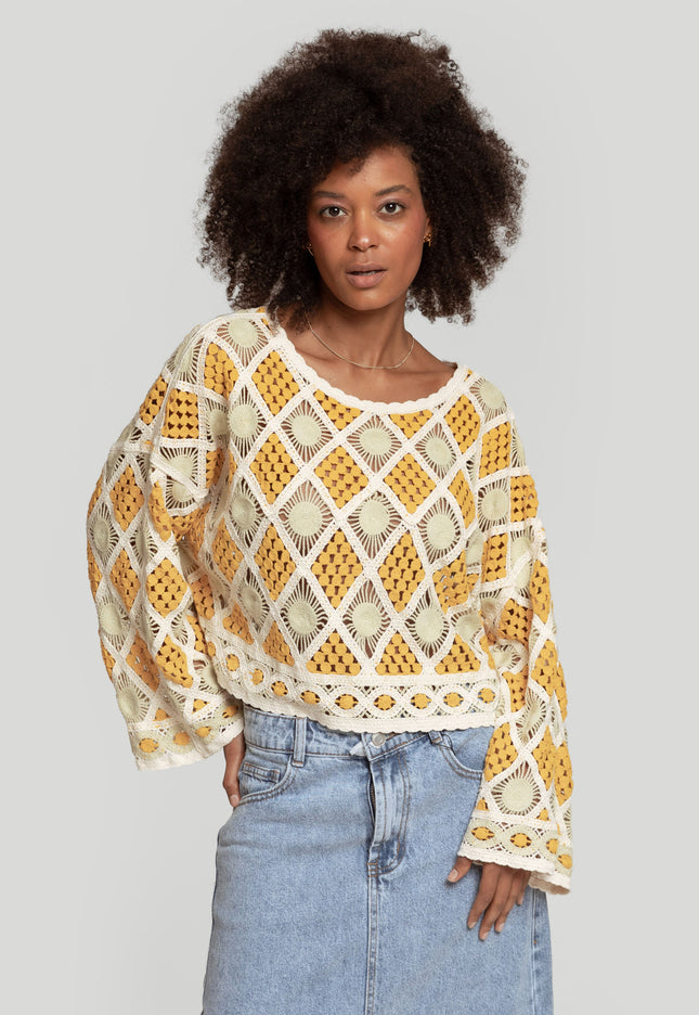 CHALECO ARMONIAS CROCHET