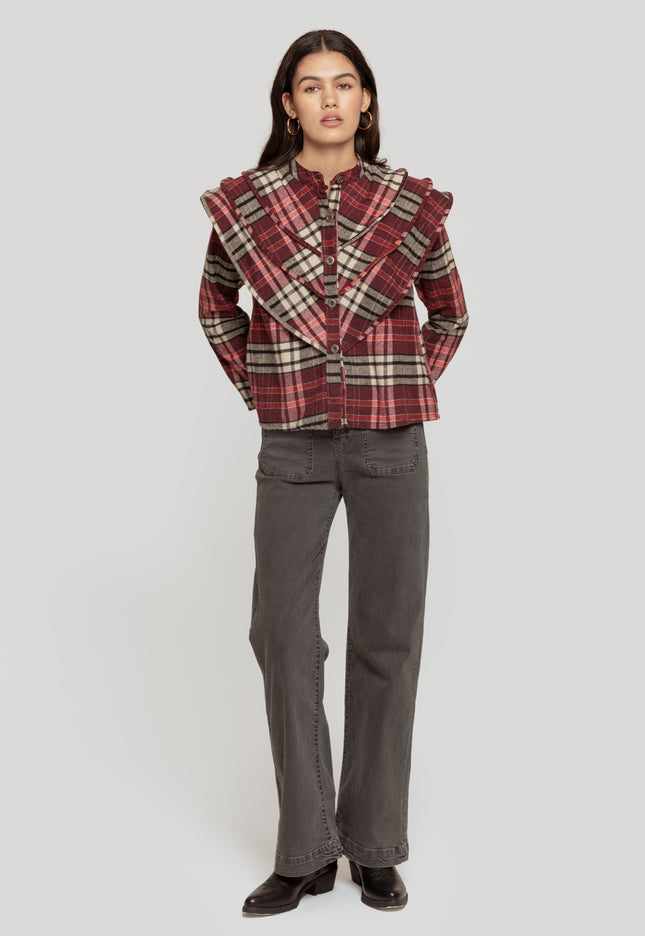 CAMISA MASSIMA GRAZIA TARTÁN