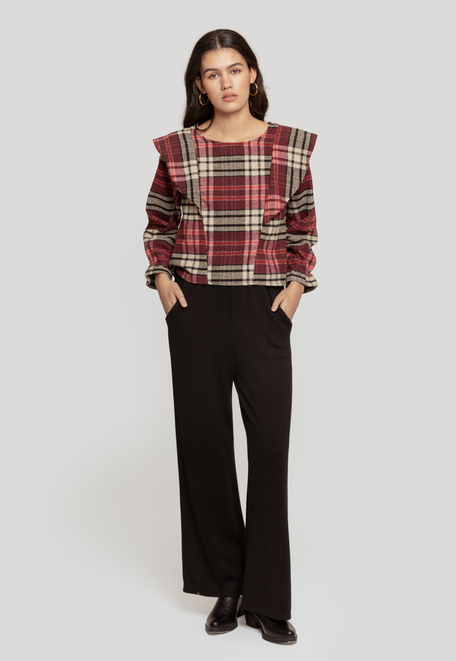 BLUSA MASSIMA GRAZIA CUADROS