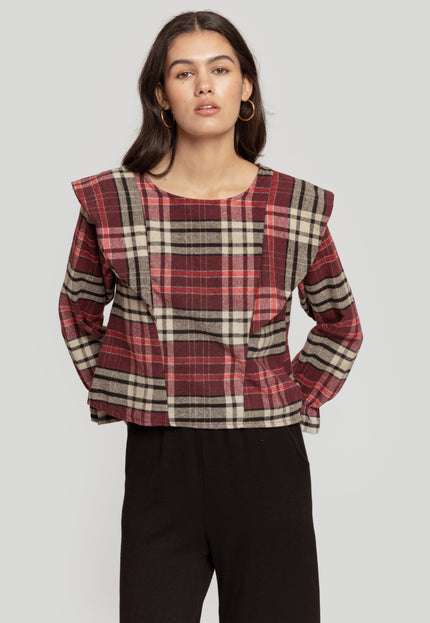 BLUSA MASSIMA GRAZIA CUADROS