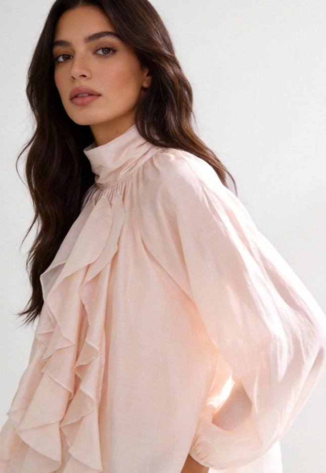 BLUSA ARMONIAS TEEN GASA VOLANTES