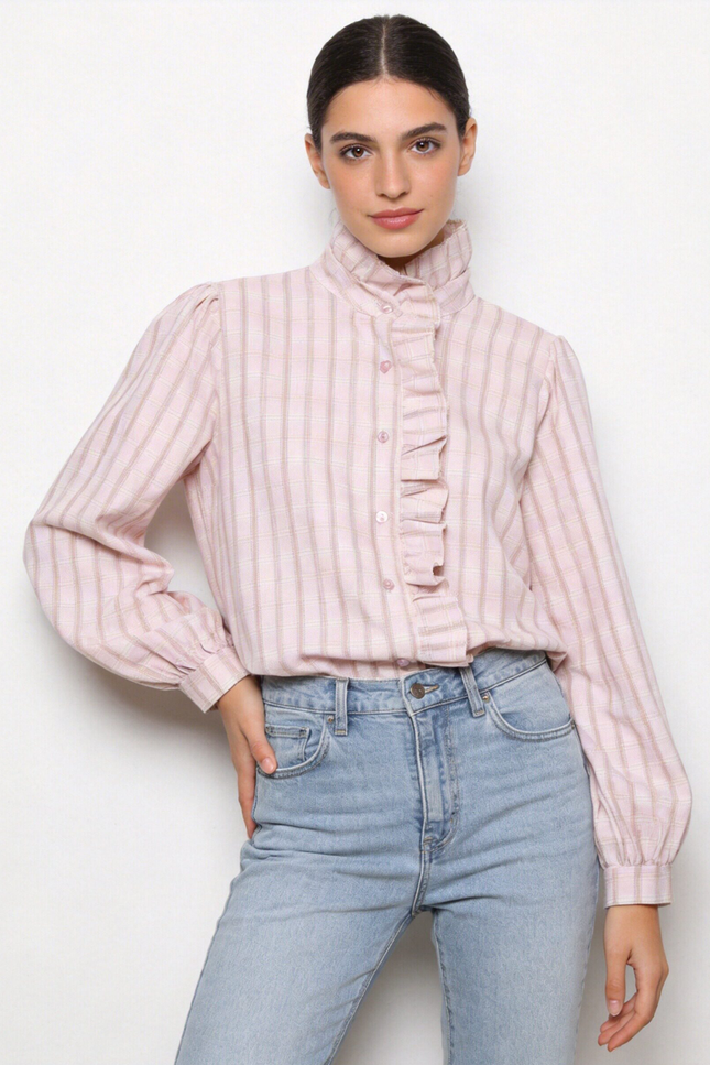 BLUSA ARMONIAS CUADROS