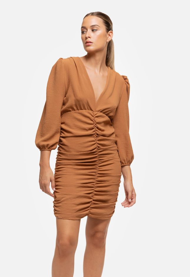 VESTIDO ARMONIAS DRAPEADO