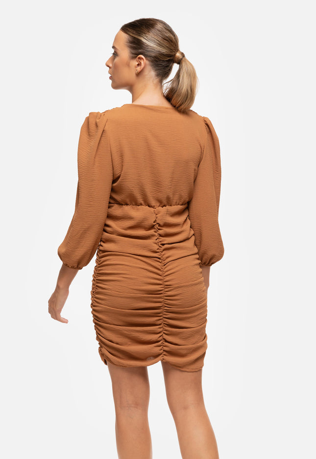 VESTIDO ARMONIAS DRAPEADO