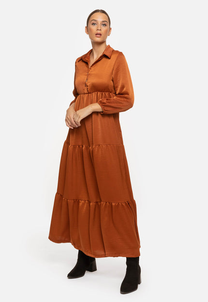 VESTIDO ARMONIAS SATINADO