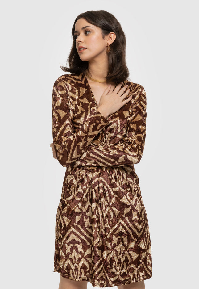 VESTIDO ARMONIAS TERCIOPELO