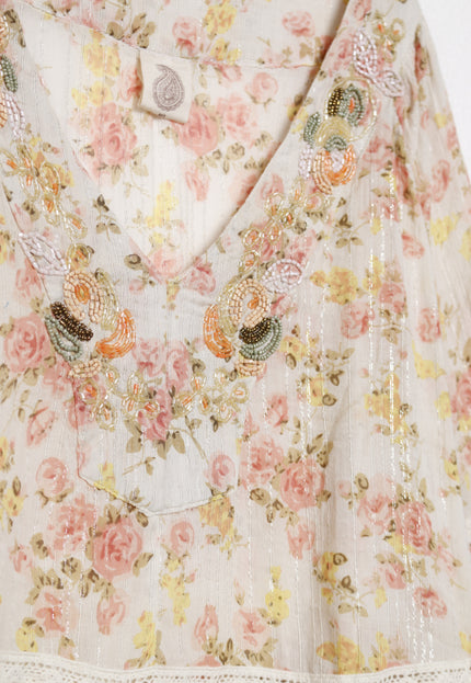 BLUSA BOHO ABALORIOS