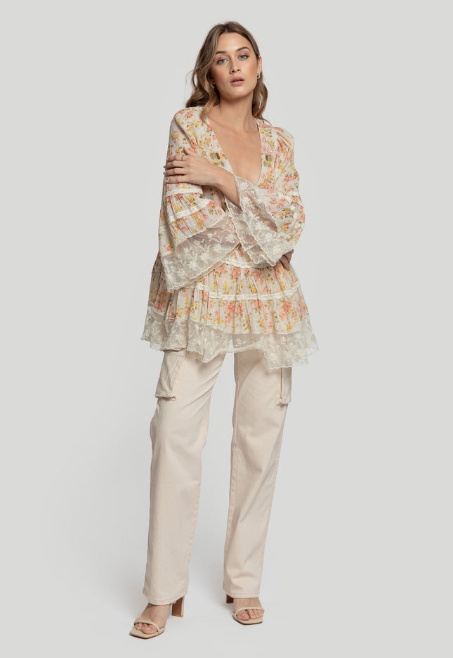 BLUSA BOHO ABALORIOS