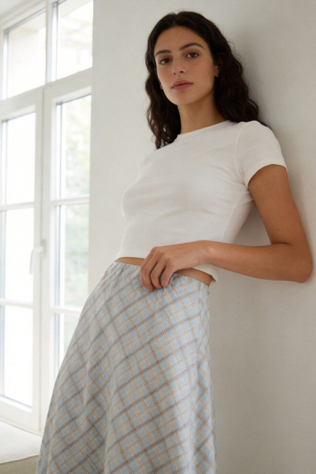 FALDA ARMONIAS CUADROS