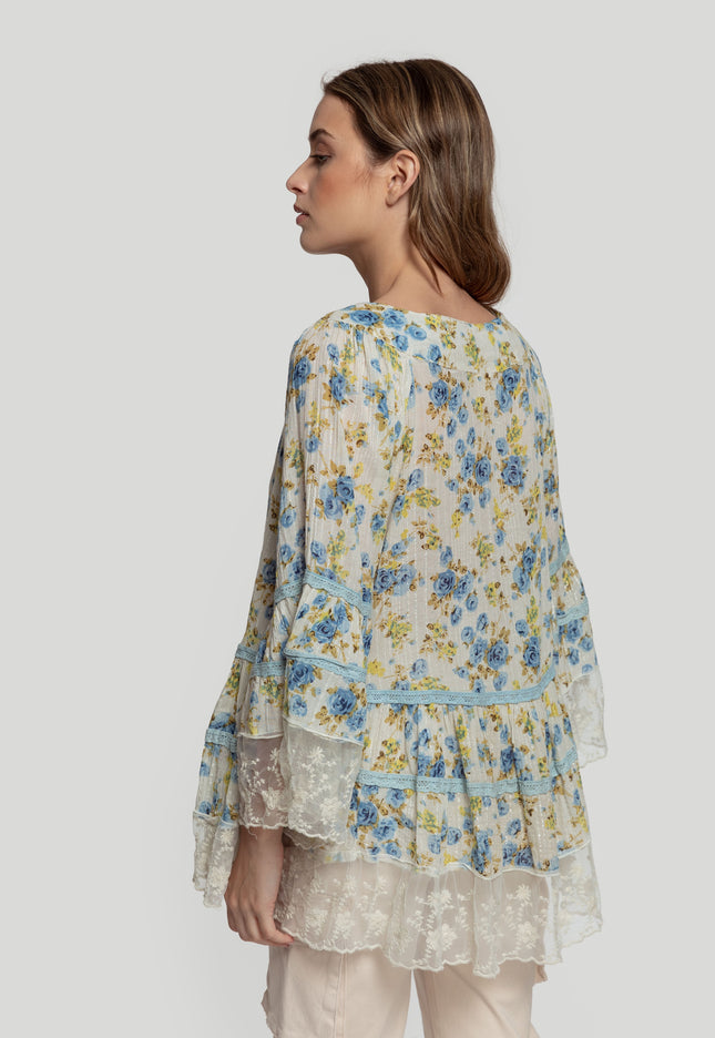 BLUSA BOHO ABALORIOS