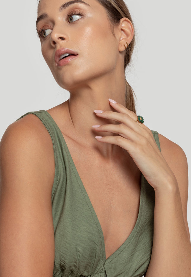VESTIDO ARMONIAS CON LINO