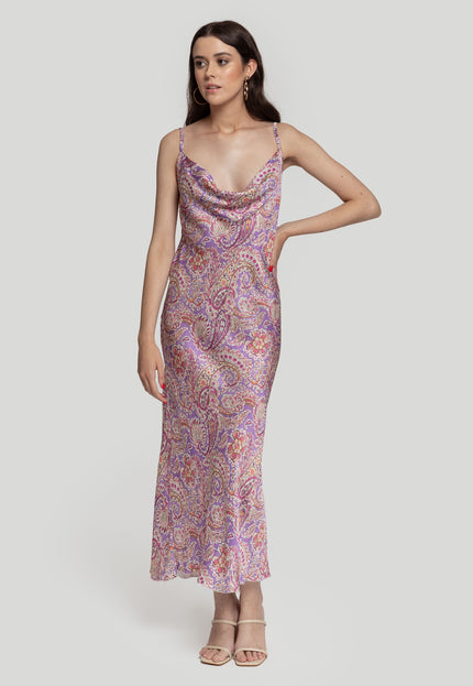 VESTIDO ARMONIAS SATINADO