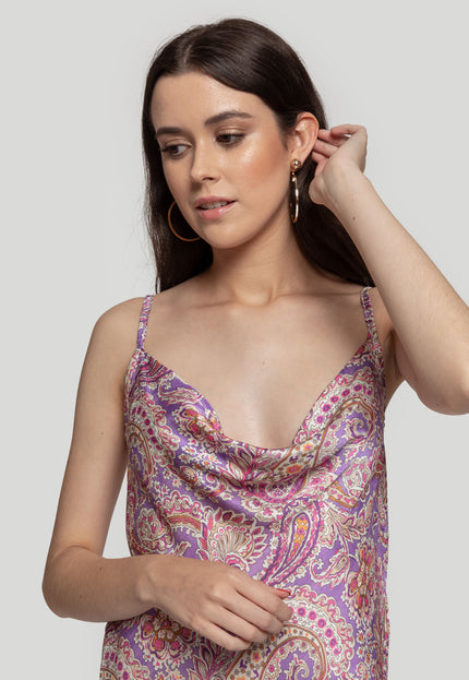 VESTIDO ARMONIAS SATINADO