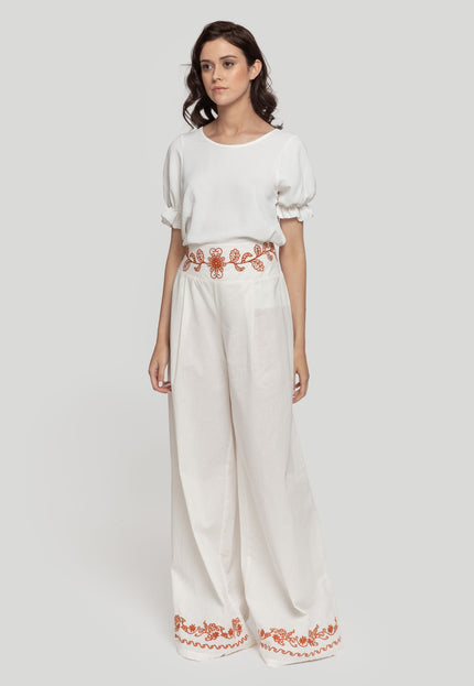 PANTALÓN ARMONIAS BORDADOS