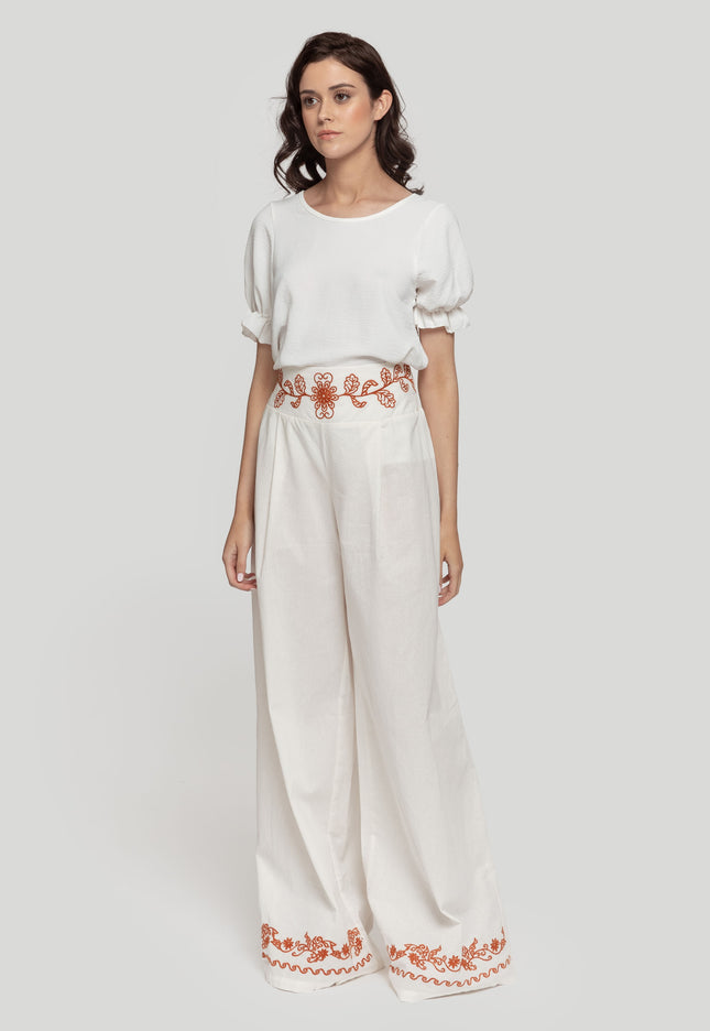 PANTALÓN ARMONIAS BORDADOS