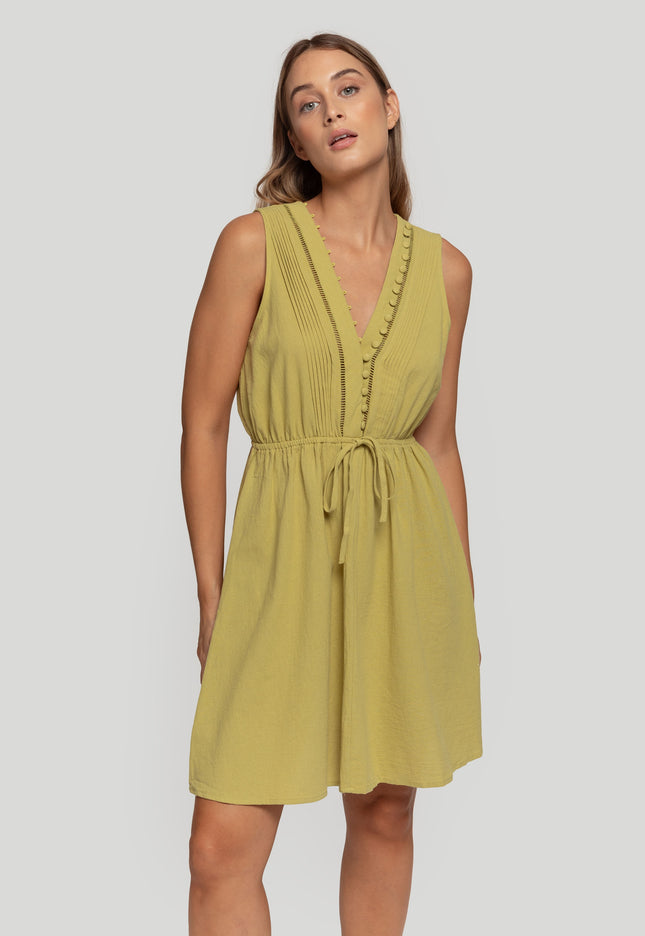 VESTIDO ARMONIAS BOTONES