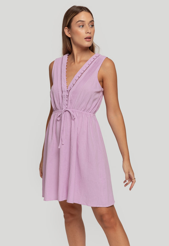 VESTIDO ARMONIAS BOTONES