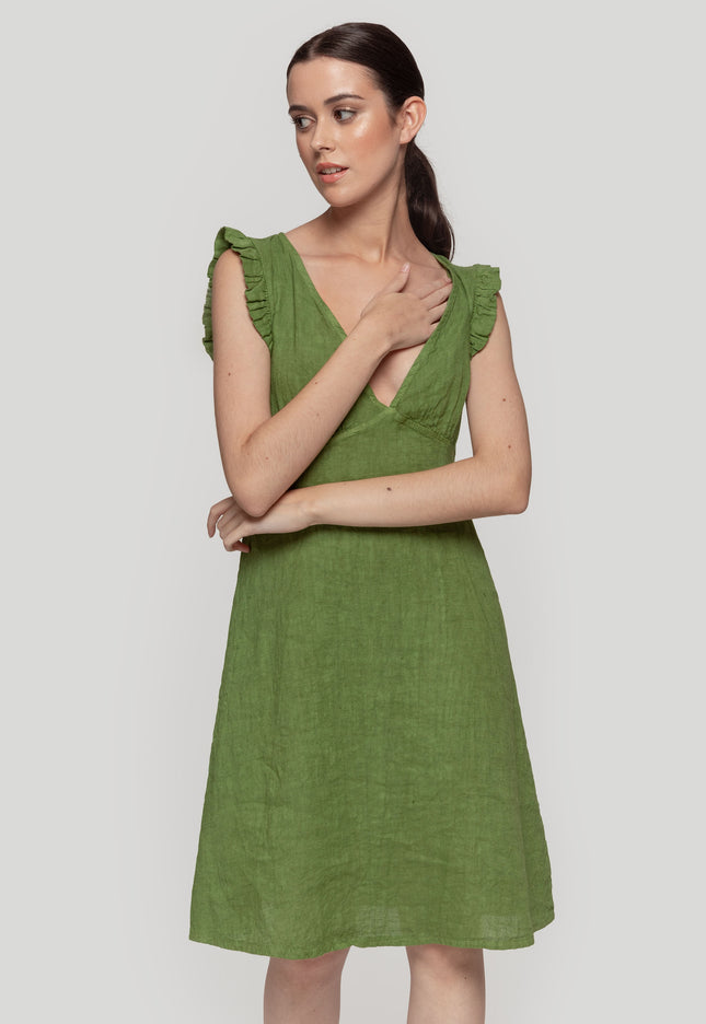 VESTIDO ARMONIAS LINO
