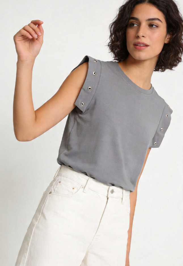 CAMISETA ARMONIAS TEEN TACHUELAS