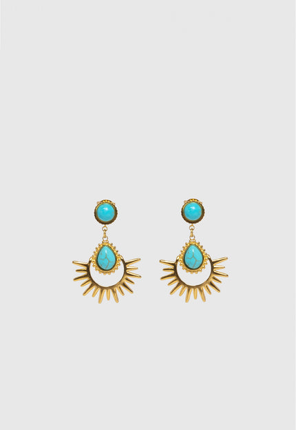 PENDIENTES ARMONIAS LARIMAR