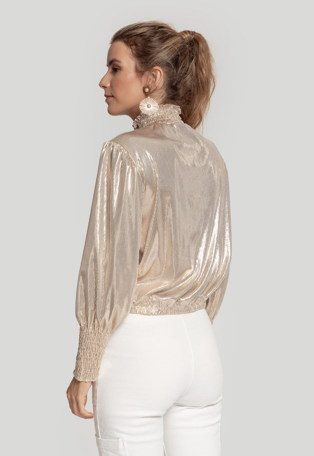 BLUSA MASSIMA GRAZIA METALIZADA