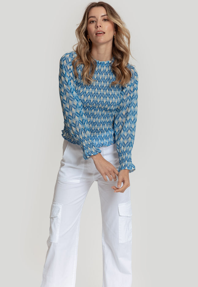 BLUSA MASSIMA GRAZIA FRUNCE