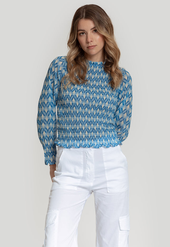 BLUSA MASSIMA GRAZIA FRUNCE