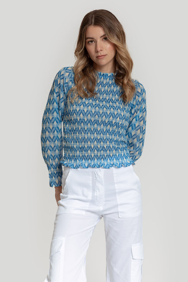 BLUSA MASSIMA GRAZIA FRUNCE