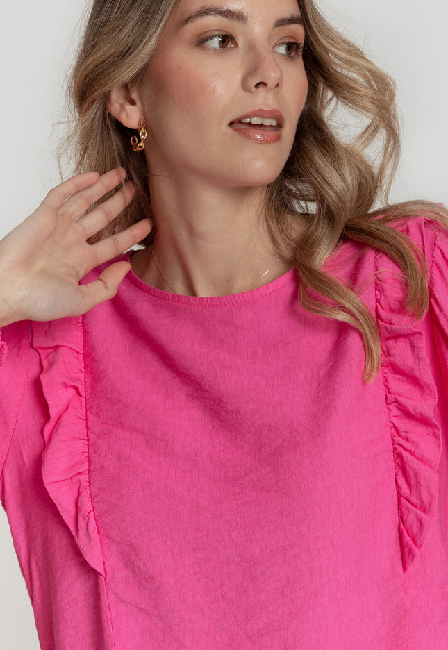 BLUSA MASSIMA GRAZIA RUFFLE