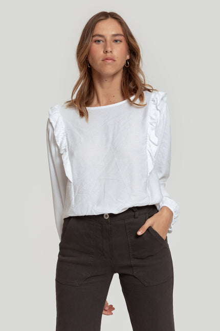 BLUSA MASSIMA GRAZIA RUFFLE