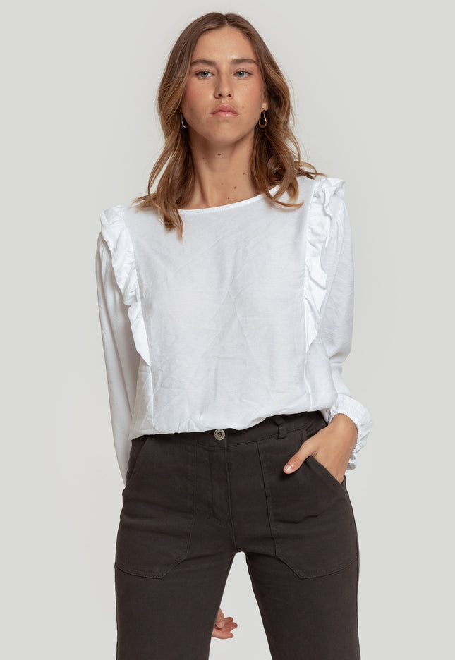 BLUSA MASSIMA GRAZIA RUFFLE