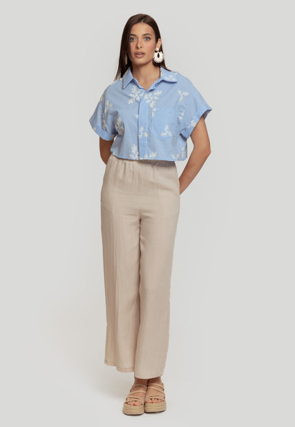 CAMISA ARMONIAS CROPPED