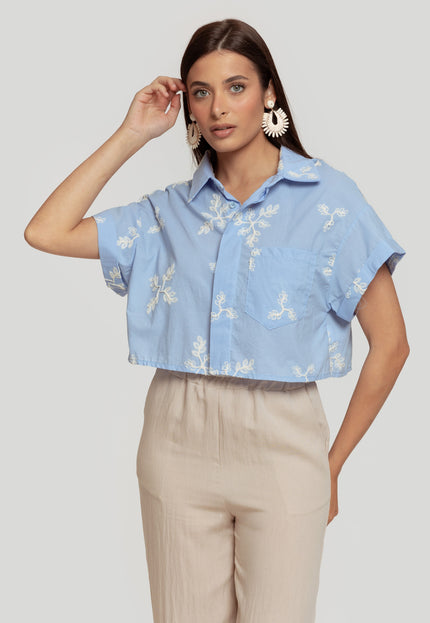 CAMISA ARMONIAS CROPPED