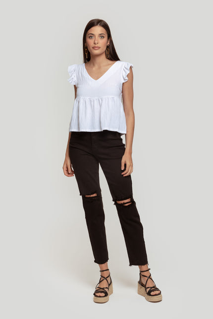 JEANS LAULIA MOM STRETCH