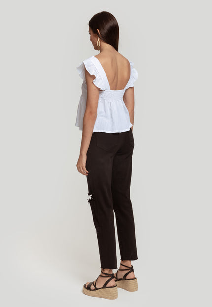 JEANS LAULIA MOM STRETCH