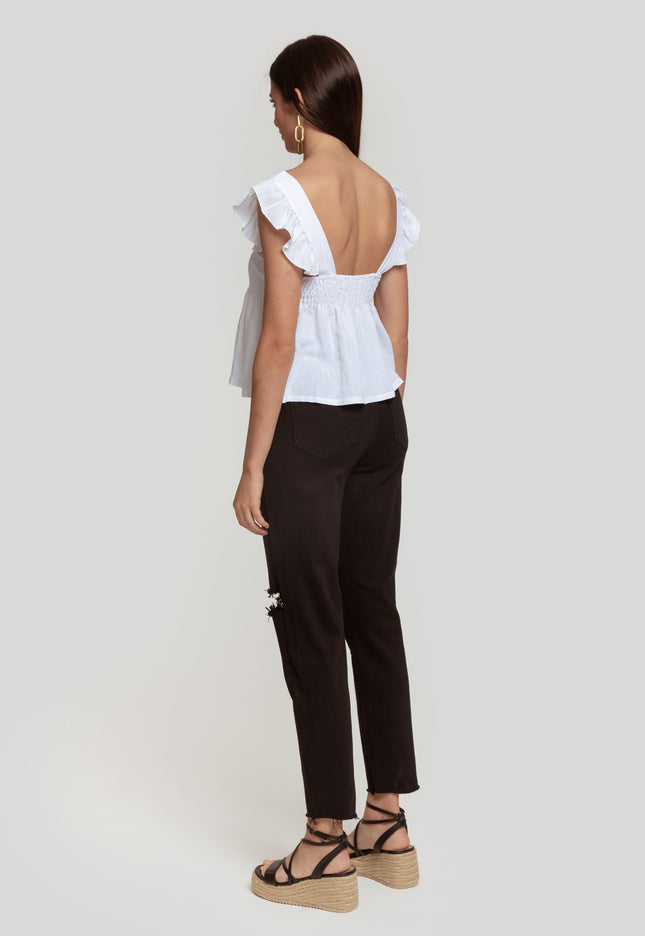 JEANS LAULIA MOM STRETCH